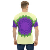 Close-up of Flexibility Focus Men's Crew Neck T-Shirt fabric.